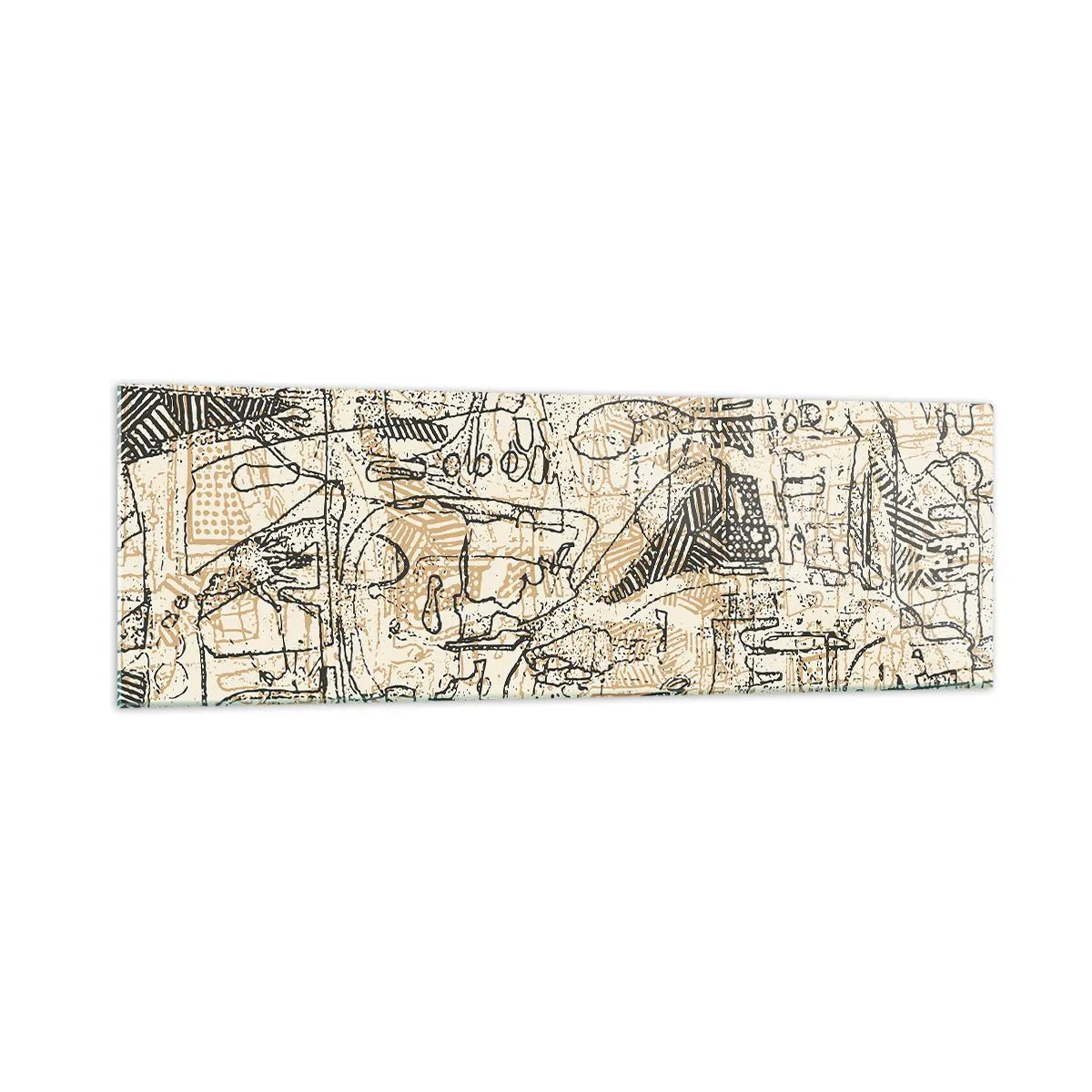 Obraz na skle - Čeká na rozluštění - 160x50 cm