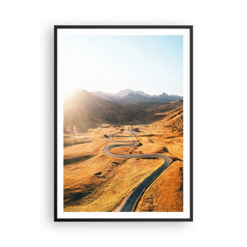 Plakát v černém rámu - Ve zlatém údolí - 70x100 cm
