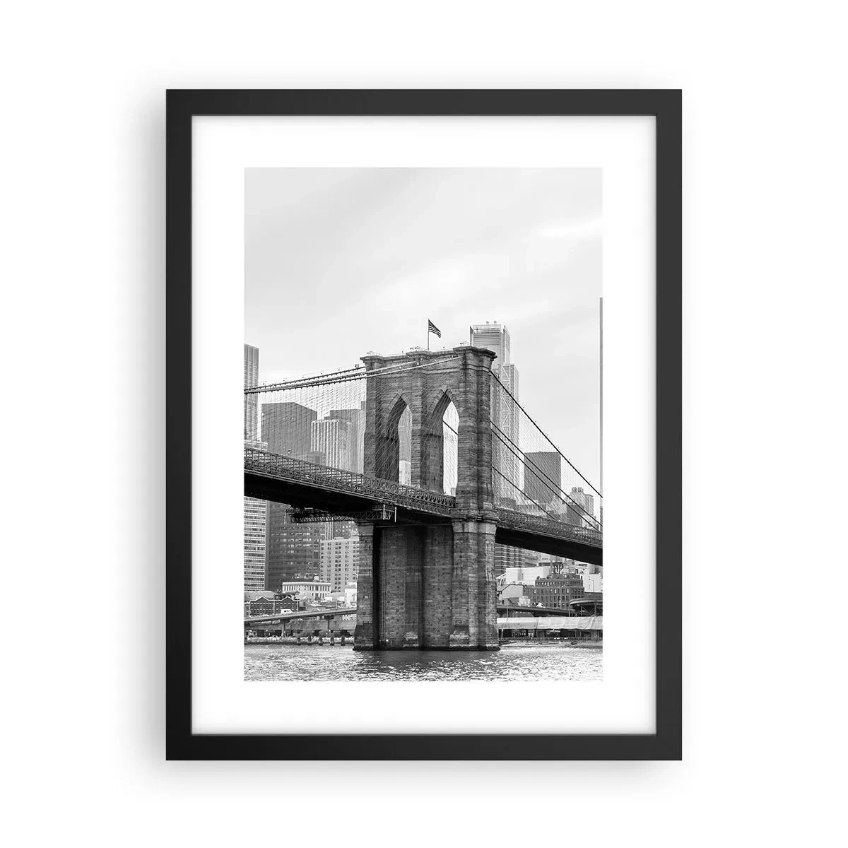 Plakát v černém rámu - Newyorské zázraky - 30x40 cm