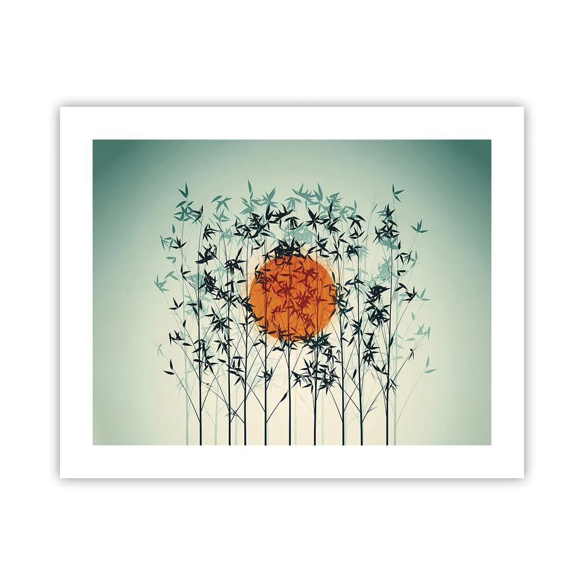 Plakát - Japonské slunce - 50x40 cm