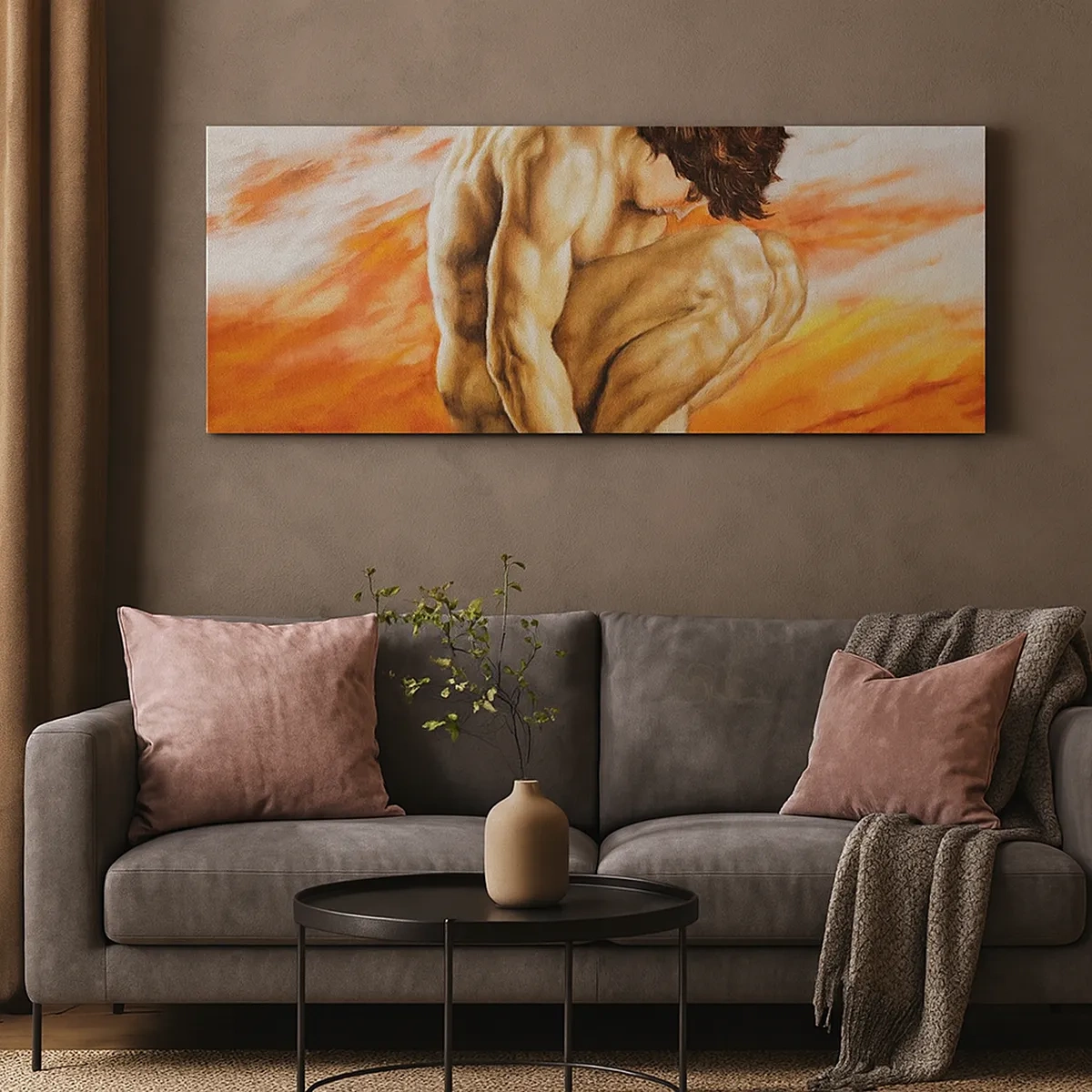 Obraz na plátně - Ponořen do sebe - 30x30 cm