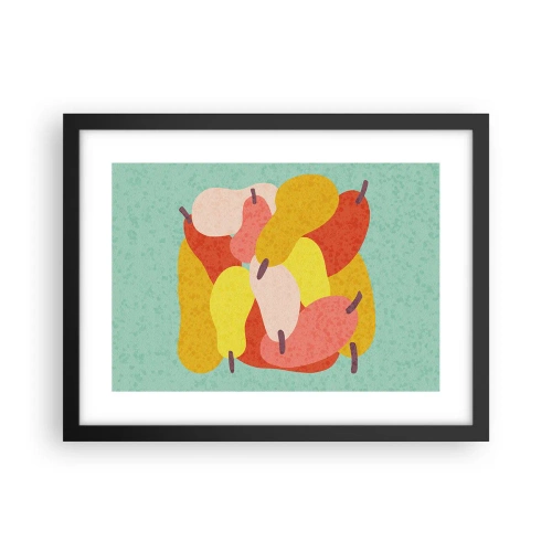 Plakát v černém rámu - Ochutnejte letní slunce - 40x30 cm