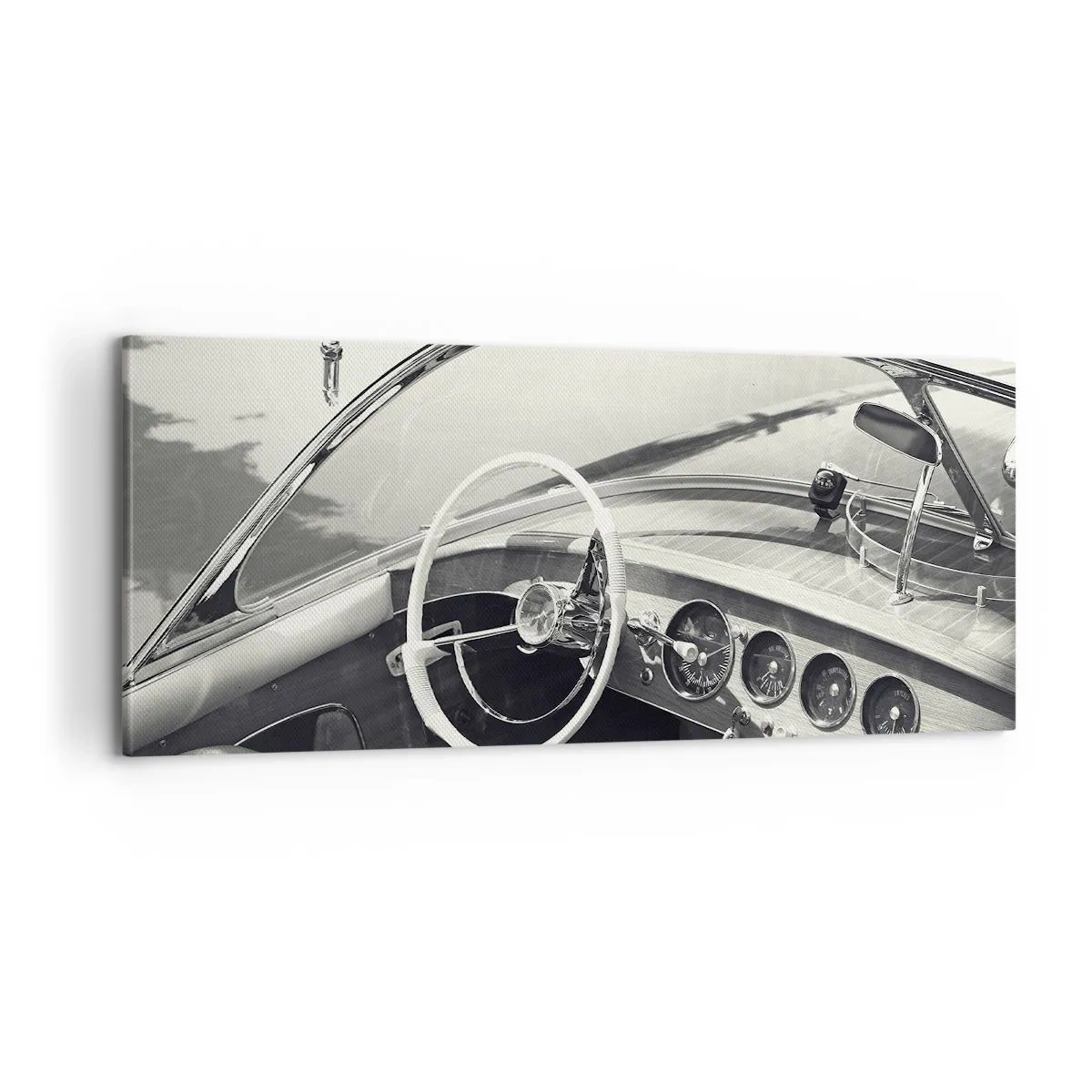 Obraz na plátně - Počasí pro bohaté - 100x40 cm