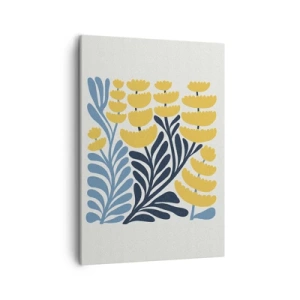 Obraz na plátně - Sluneční záhon - 50x70 cm