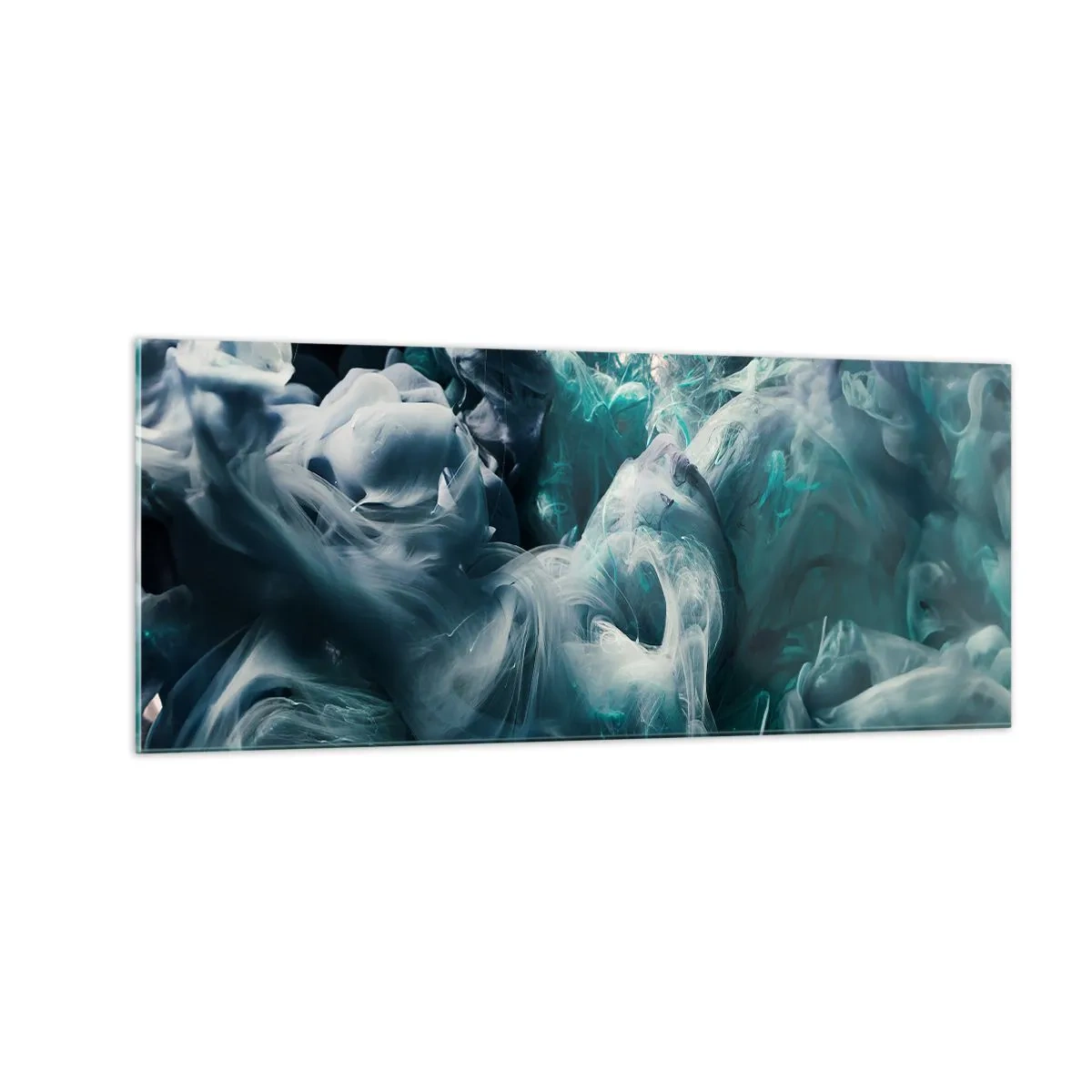 Obraz na skle - Pohyb barvy - 100x40 cm