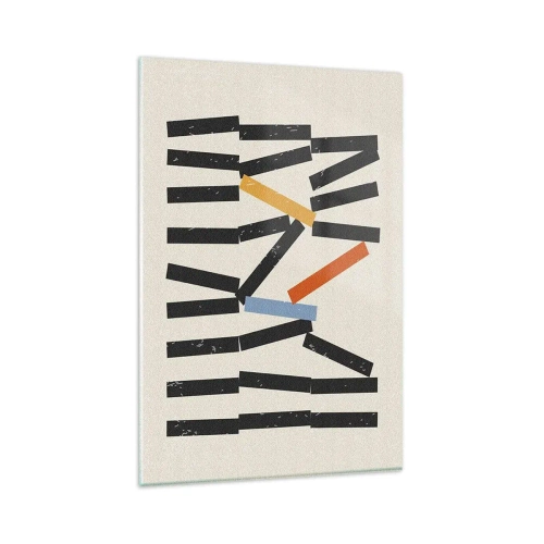 Obraz na skle - Domino – kompozice - 80x120 cm