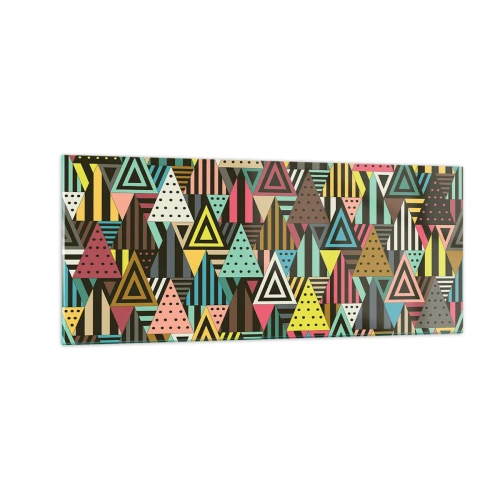 Obraz na skle - V rytmu na tři - 100x40 cm