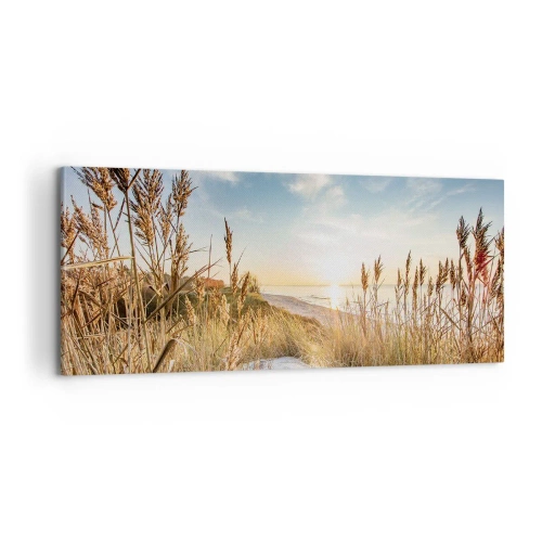 Obraz na plátně - Severní pláž - 100x40 cm