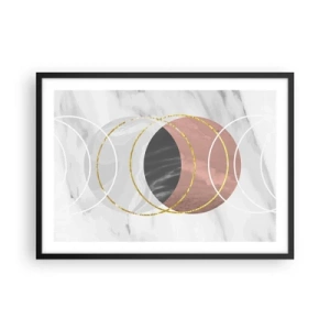 Plakát v černém rámu - Hudba sfér - 70x50 cm