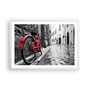 Plakát v bílém rámu - Skutečná krása nestárne - 70x50 cm