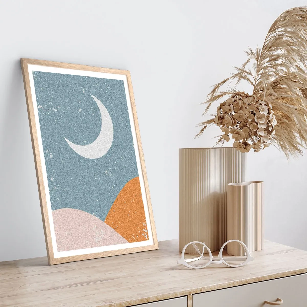 Plakát v rámu světlý dub - Zázrak mnoha nocí - 70x100 cm