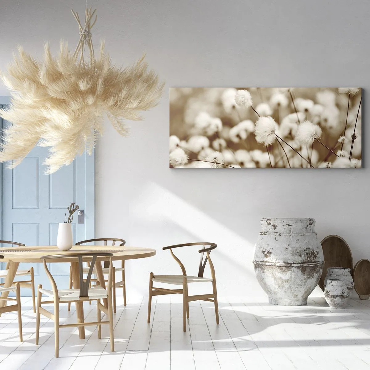 Obraz na plátně - Chlupatý lán - 160x50 cm