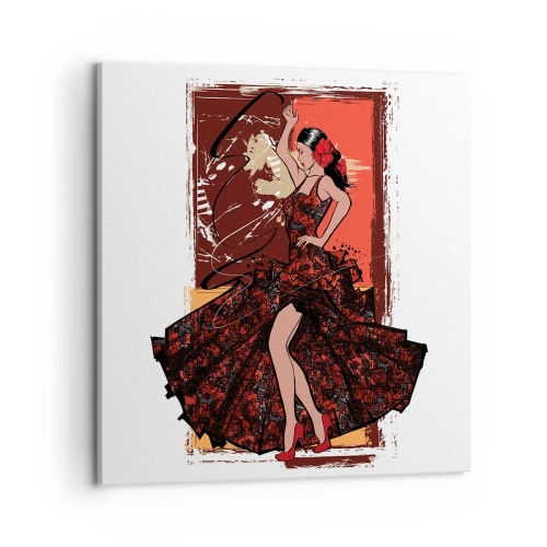 Obraz na plátně - V rytmu srdce - 60x60 cm