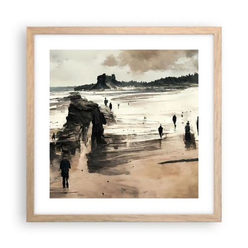 Plakát v rámu světlý dub - Vyvolaní - 40x40 cm