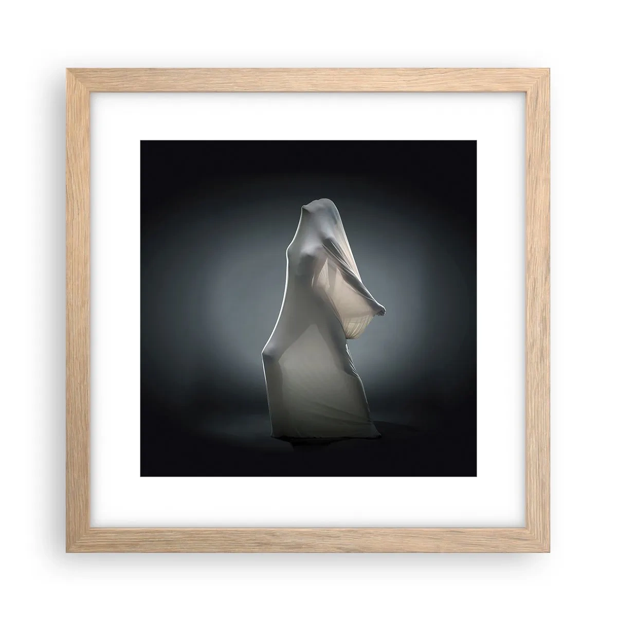 Plakát v rámu světlý dub - Skryté touhy - 30x30 cm