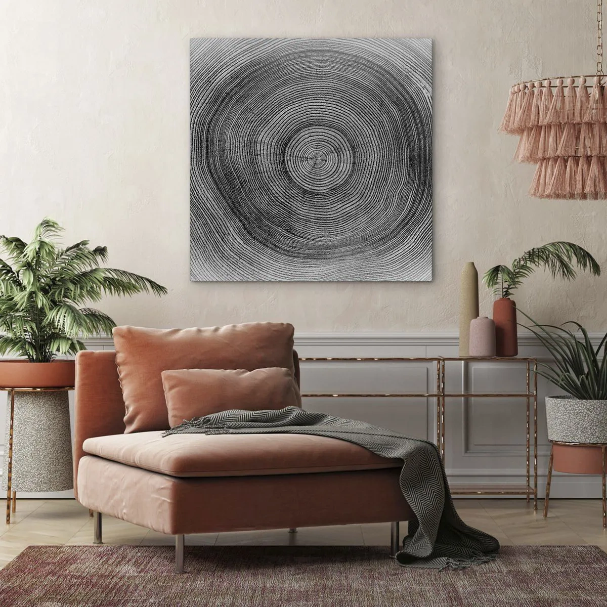 Obraz na plátně - Znamení doby - 50x50 cm