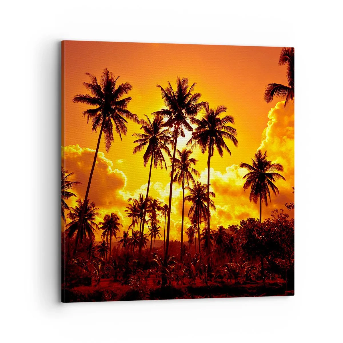 Obraz na plátně - Hoří hory, hoří lesy - 70x70 cm