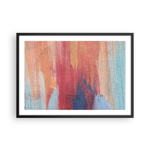 Plakát v černém rámu - Stékat duhou - 70x50 cm