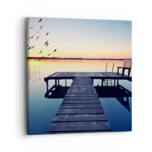 Obraz na plátně - To byl dobrý den - 40x40 cm