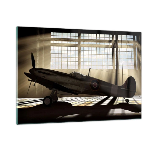 Obraz na skle - Odpočinek bojovníka - 120x80 cm