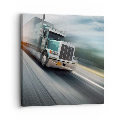 Obraz na plátně - Americký obr v rychlosti - 30x30 cm