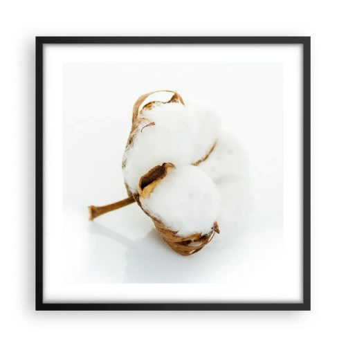 Plakát v černém rámu - Měkká od přírody - 50x50 cm