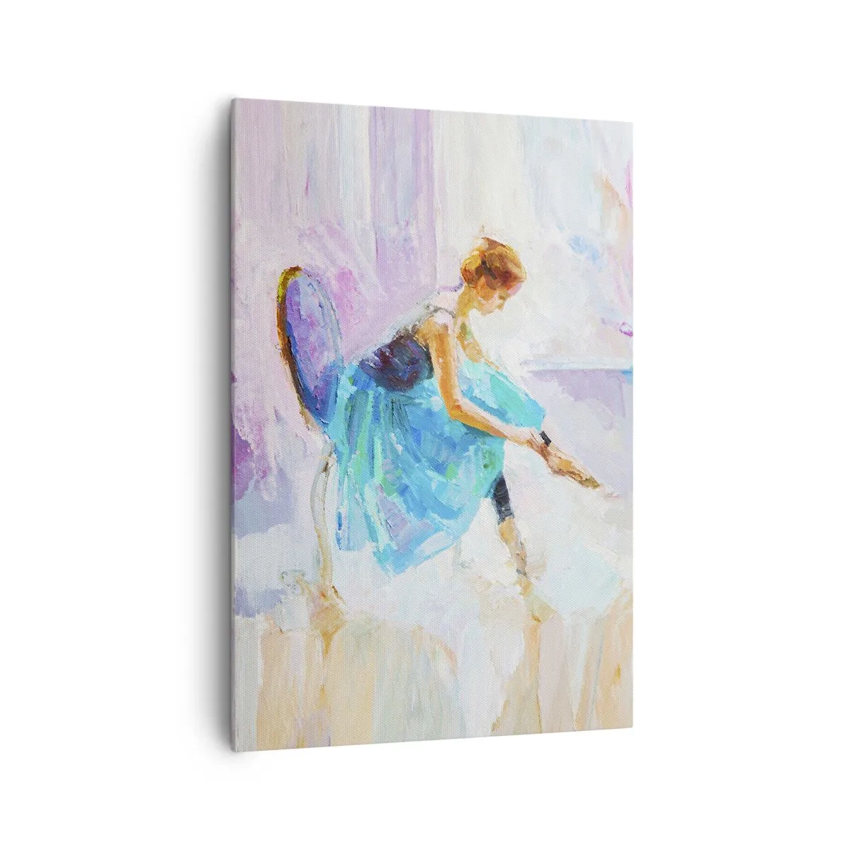 Obraz na plátně - Nevyslovený vděk, jemné kouzlo - 70x100 cm