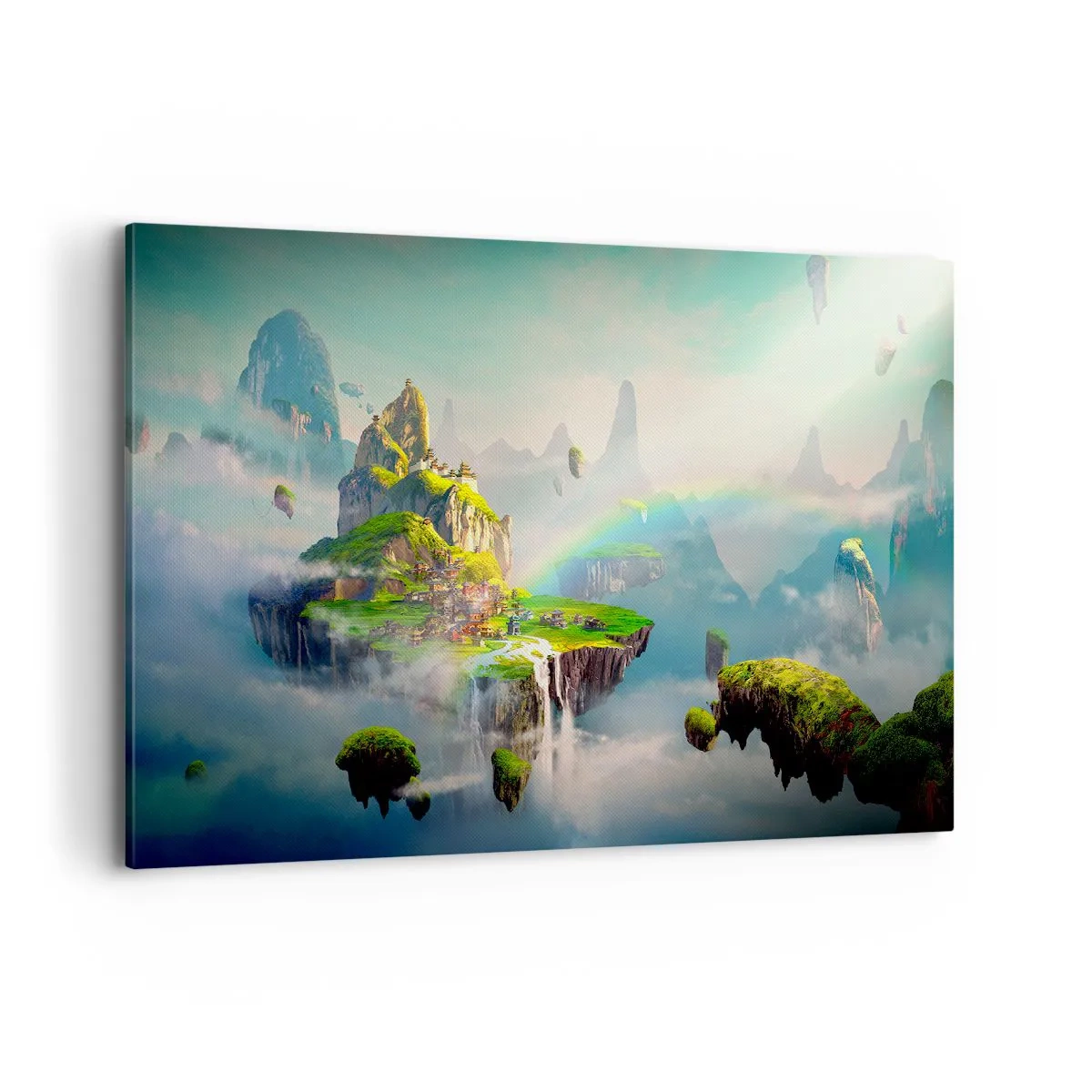 Obraz na plátně - Uprostřed nebe - šťastné ostrovy - 120x80 cm