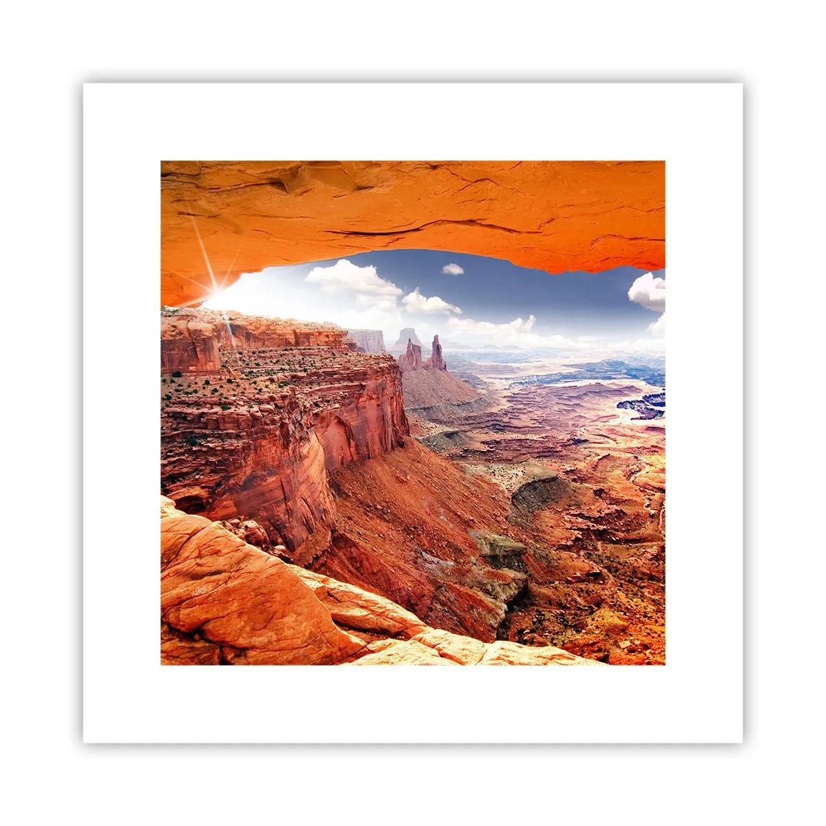 Plakát - Vytesané samotnou přírodou - 30x30 cm