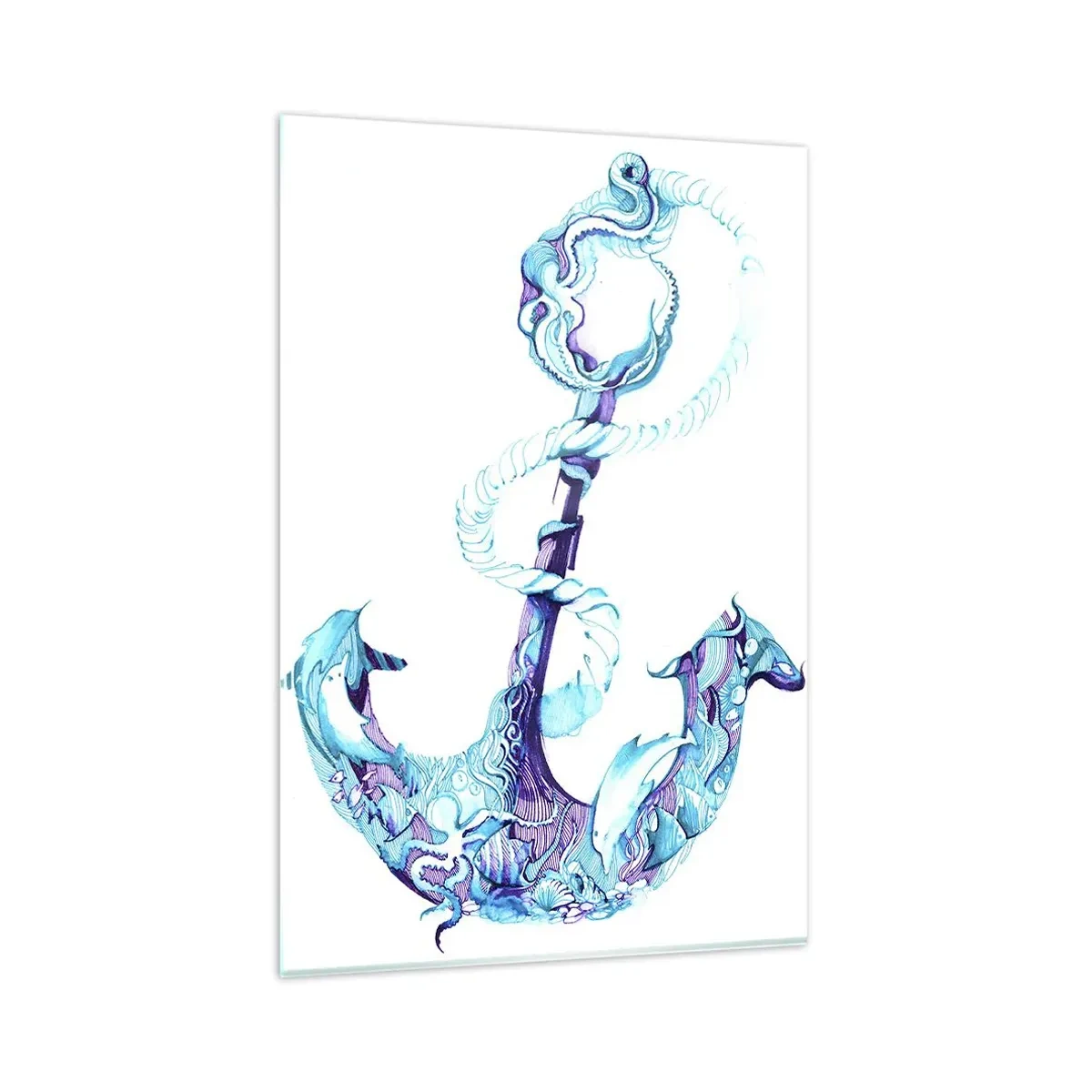 Obraz na skle - Důvěrnice tajemství moře - 80x120 cm