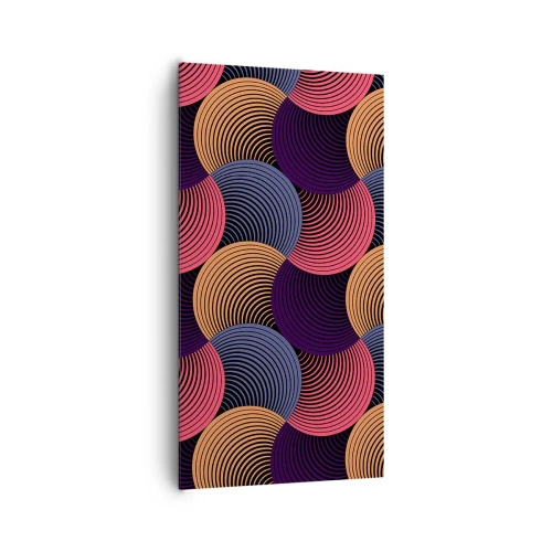 Obraz na plátně - V kruhovém rytmu - 65x120 cm