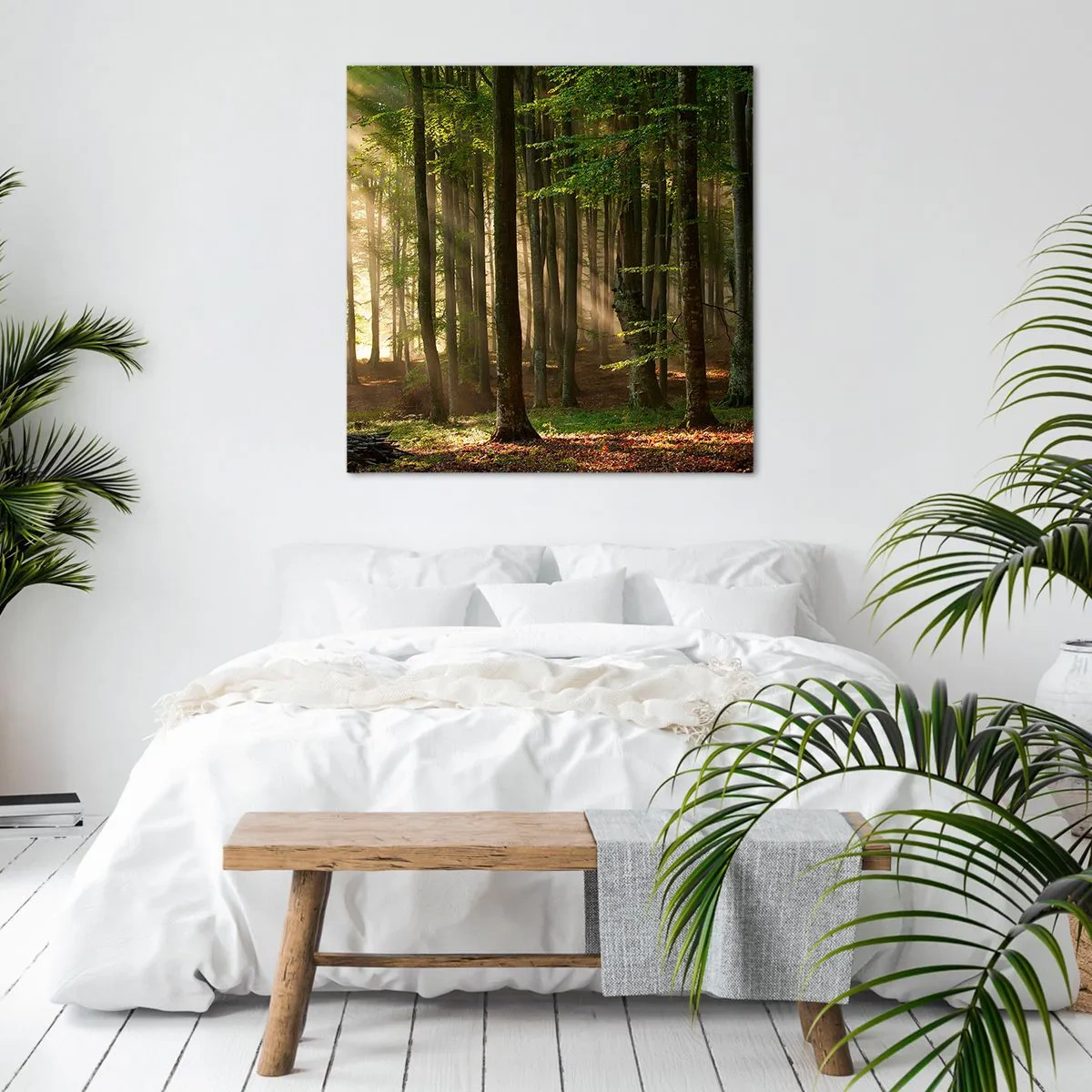Obraz na plátně - Rozzářený v jarním ránu - 70x70 cm