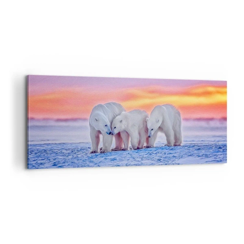 Obraz na plátně - Stačí rodinné teplo - 100x40 cm