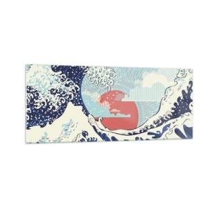 Obraz na skle - Z japonských inspirací - 100x40 cm