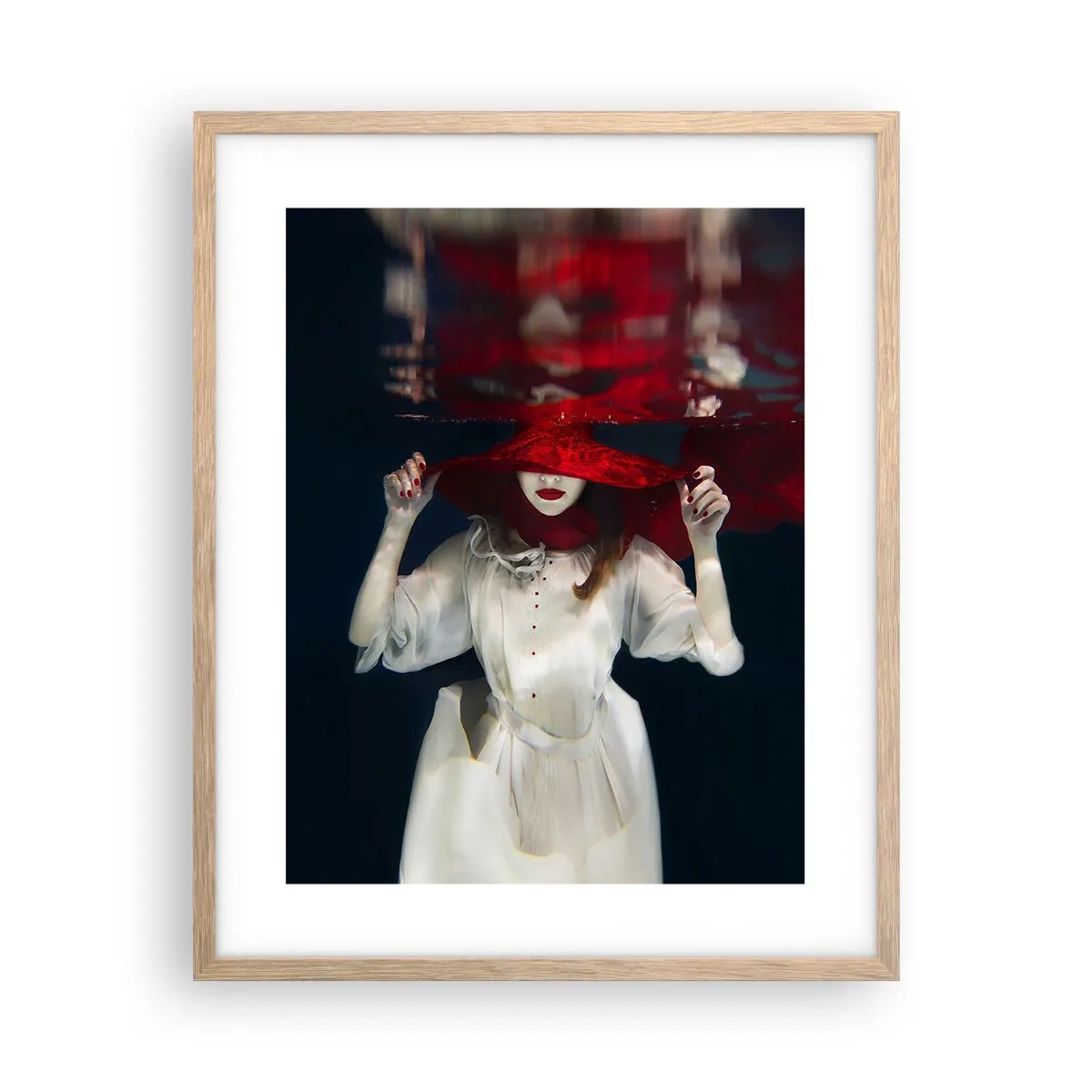 Plakát v rámu světlý dub - Divoženka - 40x50 cm