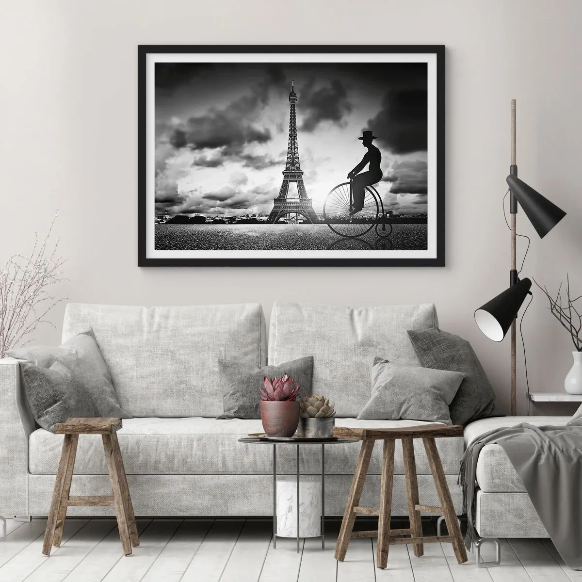 Plakát v černém rámu - Touha po Belle Epoque - 91x61 cm