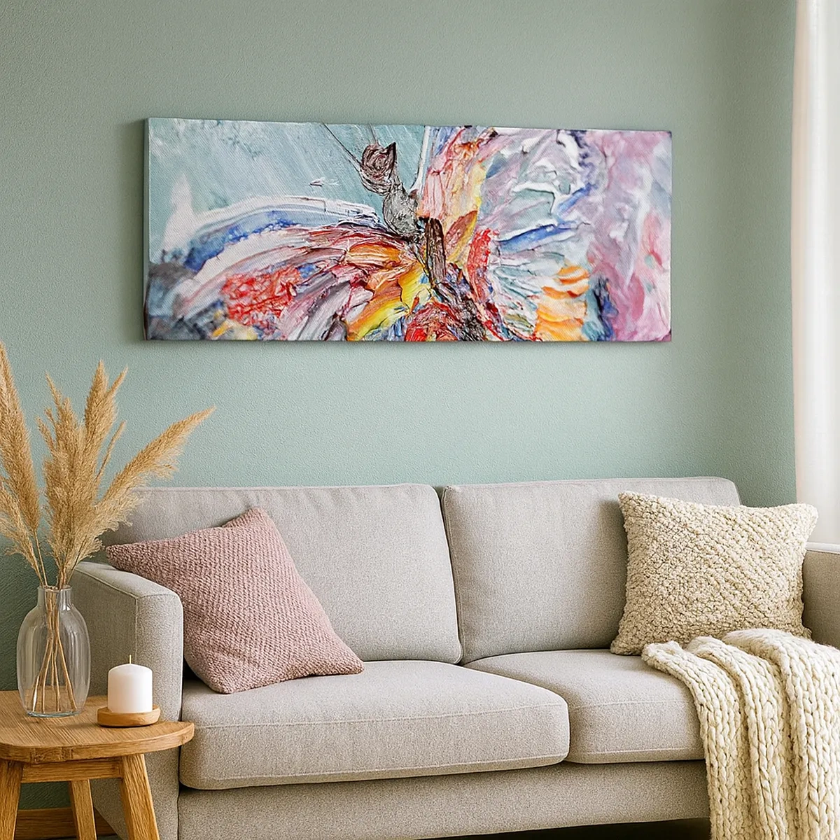 Obraz na plátně - Namalovaný přírodou - 30x30 cm