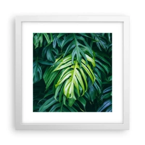 Plakát v bílém rámu - Ponořit se do svěžesti - 30x30 cm