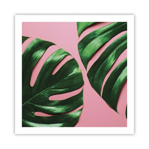 Plakát - Zelené rendez-vous - 60x60 cm