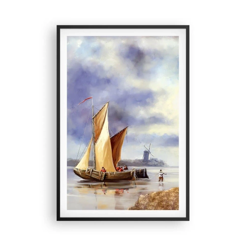 Plakát v černém rámu - Návrat námořníků - 61x91 cm