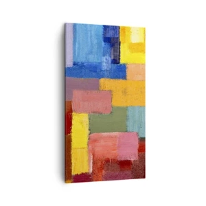 Obraz na plátně - Každý jiný, všechny barevné - 45x80 cm