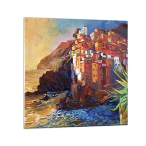 Obraz na skle - Italský nádech - 30x30 cm
