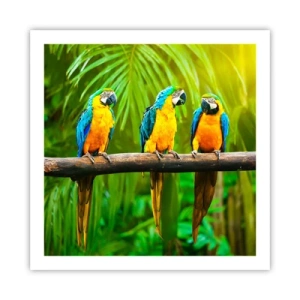 Plakát - Slyšela jsi, že ona…? - 60x60 cm