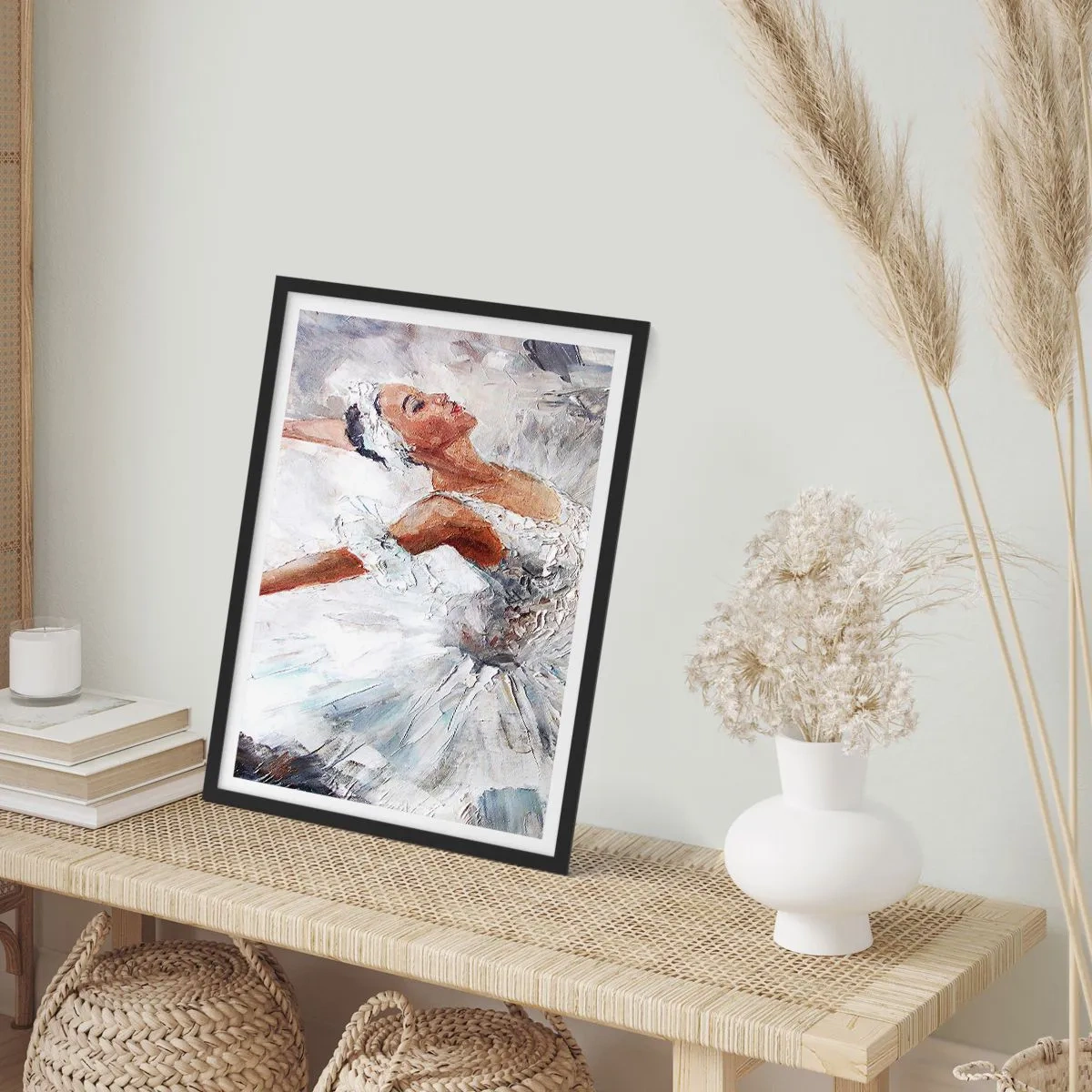 Plakát v černém rámu - Jemná a lehká jako tyl - 61x91 cm