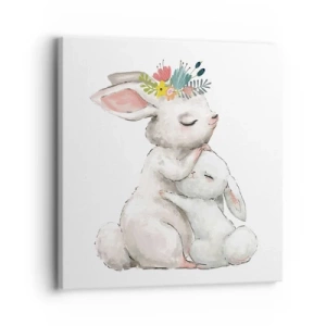 Obraz na plátně - Nejlepší je u mámy - 30x30 cm