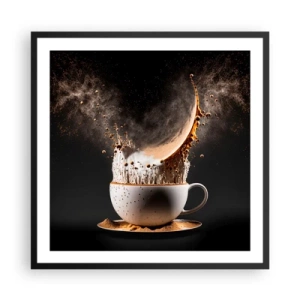 Plakát v černém rámu - Exploze chuti - 60x60 cm