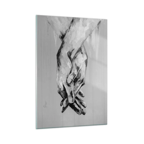 Obraz na skle - Začátek… - 50x70 cm