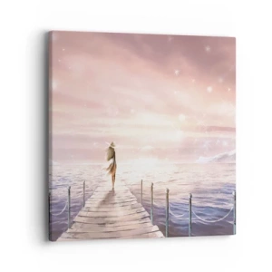Obraz na plátně - Ve světle snu - 40x40 cm