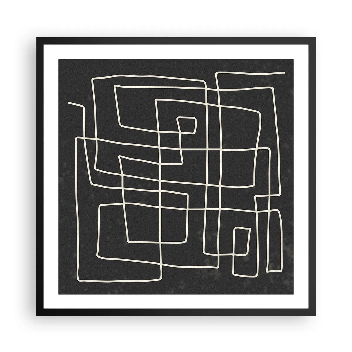 Plakát v černém rámu - Není to tak jednoduché - 60x60 cm