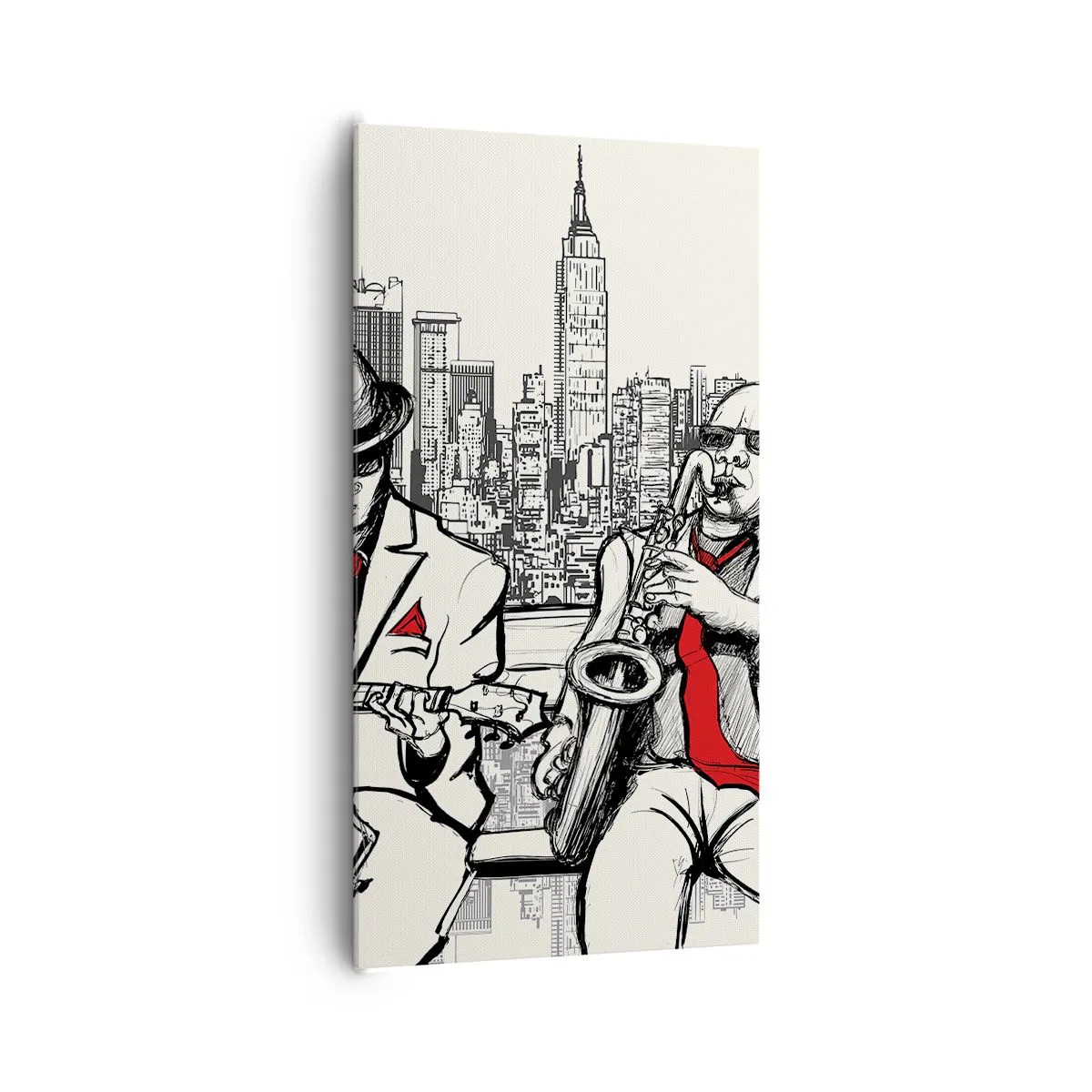 Obraz na plátně - Newyorská improvizace - 65x120 cm